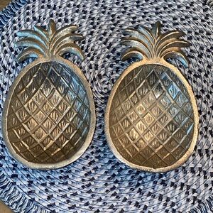 Silver tone  Pineapple Shaped Decorative Bowls